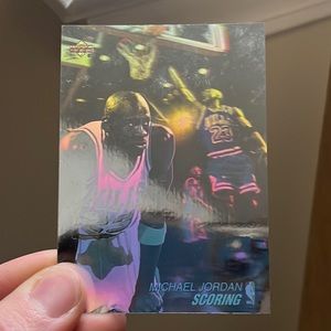 Unique Michael Jordan 90-91 Scoring Title, Light up Card (Collectors item)